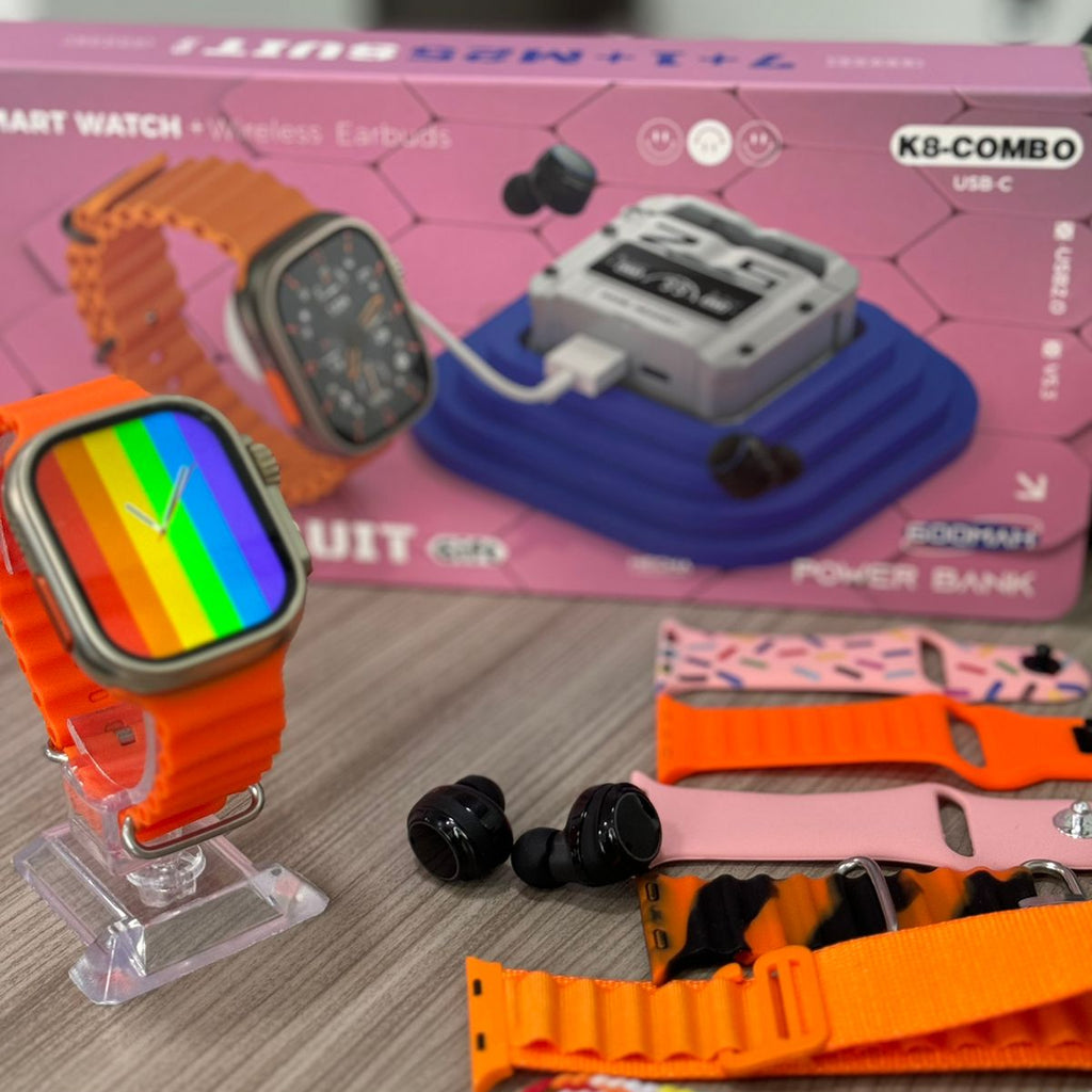 Combo Smartwatch Audífonos K8 - MyShop Internacional
