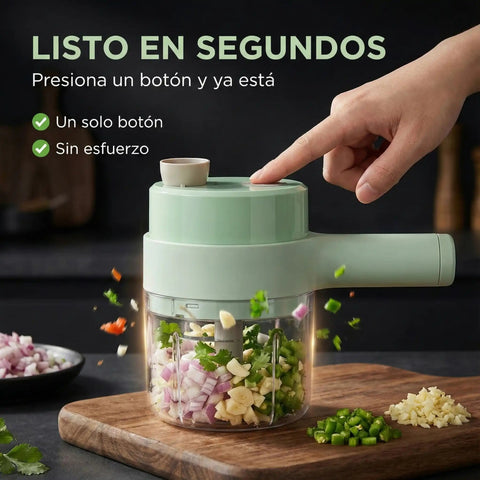 Cortador de Alimentos Eléctrico 4 en 1 - MyShop Internacional