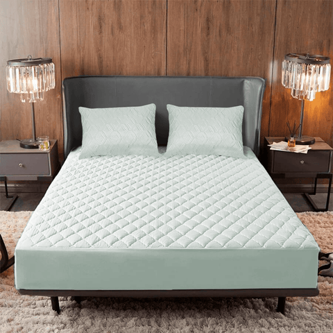 Set Premium de Protección | Protector Acolchado + Fundas de Almohada | Tu Cama Merece lo Mejor ✨ - MyShop Internacional